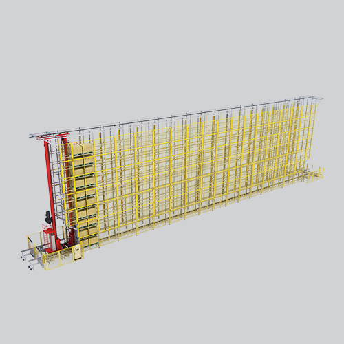 单巷道堆垛机托盘库
