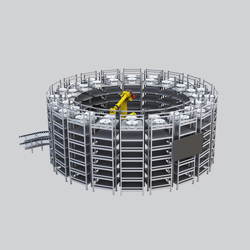 环形调理缓存库(筒仓）